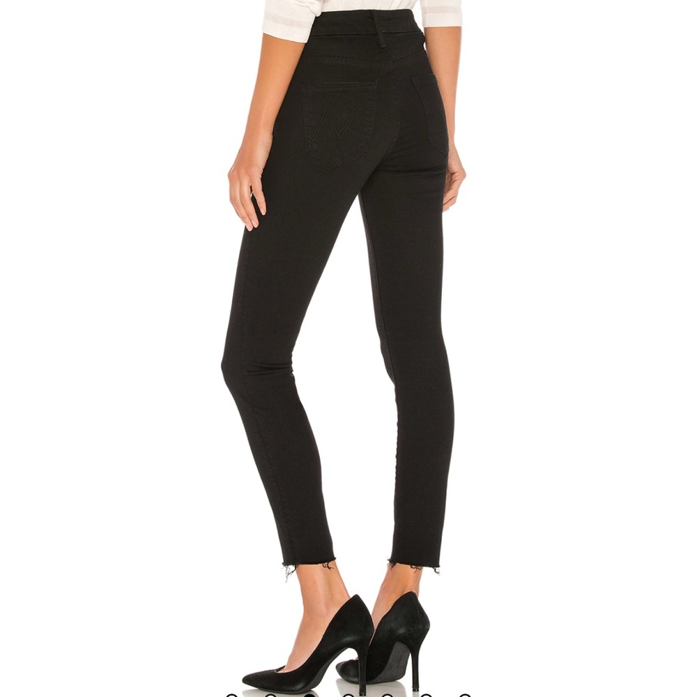 MOTHER The Pixie Dazzler Ankle Fray - Black 29